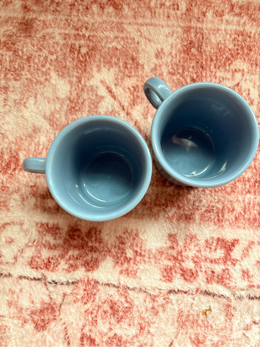 Fiestaware Periwinkle Ceramic Mug Pair with Round Handles - Picture 2 of 4